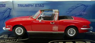 Jadi 1/18 Scale Model Car 98112 - Triumph Stag Pimento - Red 3