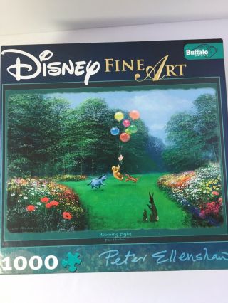 Disney Fine Art 1000 Pc Puzzle Rescuing Piglet By Peter Ellenshaw Complete