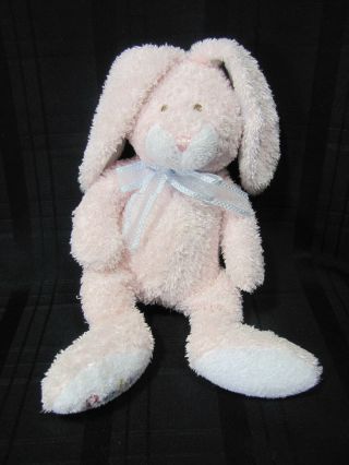 Ty Baby Bunny Hop Plush Beanie Pink Bunny Love To Baby 11 " 2005 Pluffies
