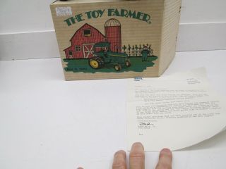 1982 John Deere Toy Farmer 4250 With Letter Nib