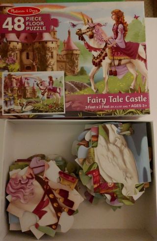Melissa & Doug 48 Piece Floor Puzzle Fairy Tale Castle, 3
