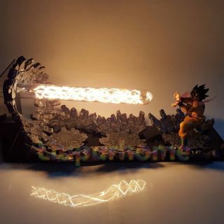Dragon Ball Z Son Goku Led Light Lamp Kamehameha Attack Anime Gift