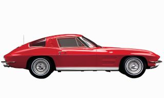1963 Corvette - only year for the split window - 1/12 Riverside Red 3