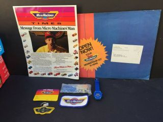 Micro Machines 1991 Menbership Kit Rare Htf - Newsletter Patch Watch Card Belt