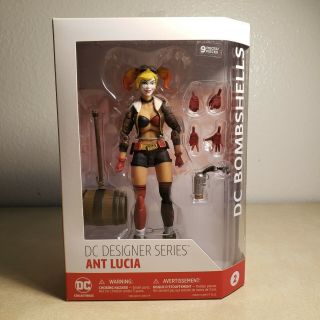 Dc Bombshells Harley Quinn Dc Designer Series Ant Lucia Action Figure