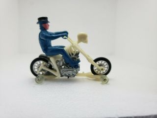 Vintage Redline Era Hotwheels 1973 Rrrumblers Boneshaker W/blue Tops Rider