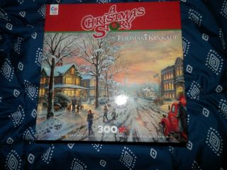 Ceaco Thomas Kinkade " A Christmas Story " 300 Piece Jigsaw 2012