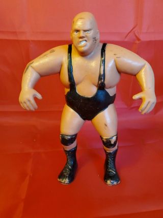 Vintage Ljn Wrestling Wwf 1985 King Kong Bundy Action Figure Rubber Titan Sports