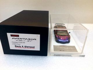 Davis & Giovanni 1/43 Novitec Aventador Lp750 - 4 Sv W/display Case Dg43074p
