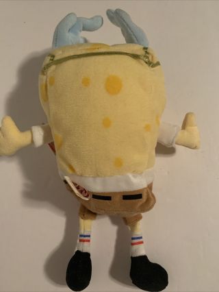 Ty Beanie Baby SpongeBob SleighRide - the Christmas SpongeBob (w/ Antlers) 3