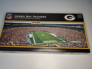 Green Bay Packers - 1000 Piece - 3ft.  Panoramic Jigsaw Puzzle - Nfl
