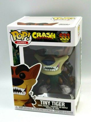 Figurine Funko Pop Vynil Game Tiny Tiger N° 533 Crash Bandicoot