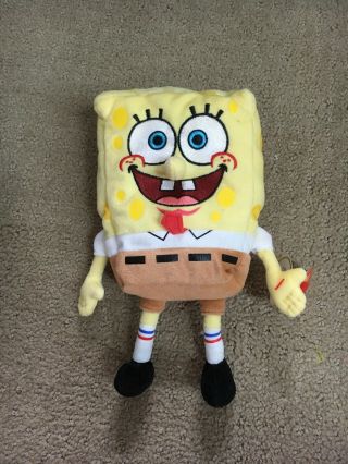 Ty Beanie Babies 8 " Spongebob Plush From Spongebob Square Pants Stuffed Toy