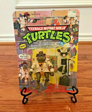 Tmnt Ninja Turtles In Disguise Donatello Undercover Don Moc Unpunched Card Rare