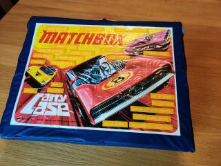 Vintage Matchbox Carry Case With 48 Cars/vehicles