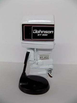 Toy Outboard Motor - Alterscale Johnson 300 With Powerhead - Rare White Color