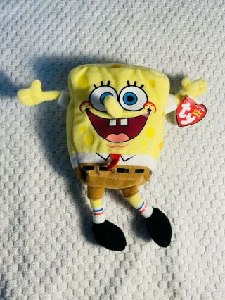 Ty Beanie Babies 8 " Spongebob Squarepants Plush 2018