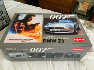 Kyosho 1/12 Scale Car Bmw Z8 Silver - 007 - The World Is Not Enough James Bond
