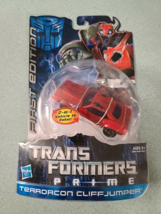 Transformers Prime Terrorcon Cliffjumper Deluxe Class First Edition Hasbro