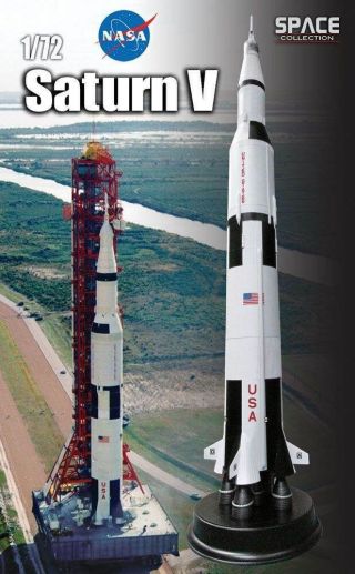 Maquette Fusée Saturn V Apollo 11 1/72 Très Grande Echelle 153.  60 Cm
