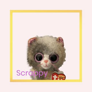 Ty Beanie Boos - SCRAPPY the Kitty Cat 6 