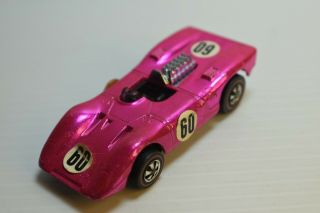 1970 100 Rare Hot Wheels Redline Hot Pink Ferrari 312p Near