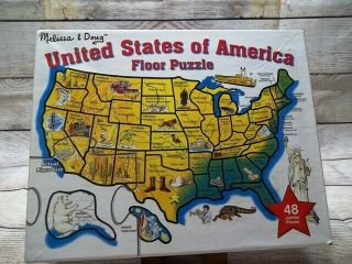 Melissa & Doug United States Of America Extra Large 48 Piece Jumbo Floor Puzzle