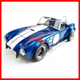 Kyosho 1/18 Shelby Cobra 427 S/c Blue/red Line (08045blr) - Rare