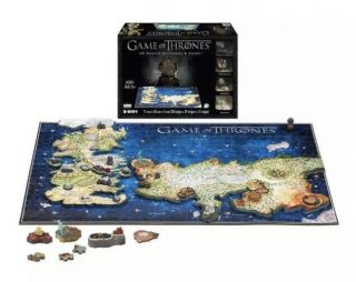Game Of Thrones 4d Puzzle Of Westeros & Essos 4d Cityscape [all 891 Pieces] A,
