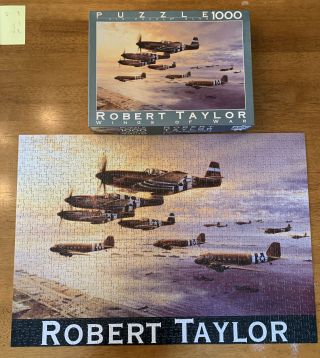 Robert Taylor Wings Of War 1000 Piece Puzzle D - Day The Airborne Assault