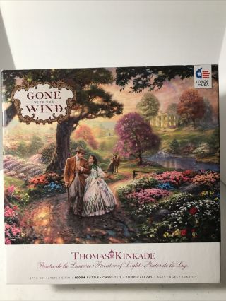 1000 Pc Puzzle Gone With The Wind Thomas Kinkade By Ceaco 2015