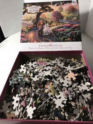 1000 Pc Puzzle Gone With The Wind Thomas Kinkade By Ceaco 2015 2