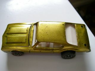 Hot Wheels Redline 69 Casting Olds 442 Yellow/gold Repainted Parts Car