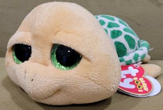Ty Beanie Boos 6 " Pokey The Turtle Plush Yellow & Green Nwt