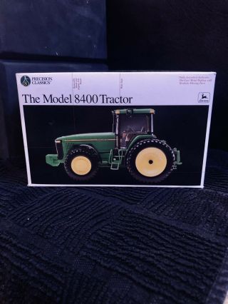 John Deere Farm Toy Precision Classics 8 8400 Fwa Tractor Nib