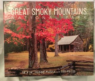 Great Smoky Mountains National Park 550 Piece Puzzle J.  Scott Graham