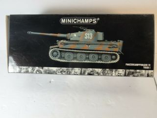 Minichamps 1/35 Wwii German Panzerkampfwagen Vi Tiger I Tank S13