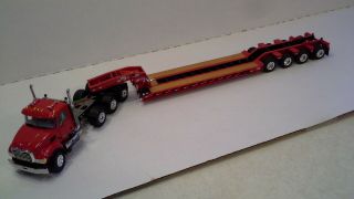 Mack Granite 4 Axle Tractor With Rogers 4 Axle Lowboy By Wsi 1:50 Scale