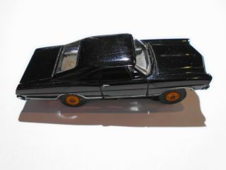 Vintage Aurora Thunder Jet 500 Black 1967 Ford Galaxie Ho Slot Car Euc