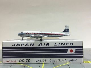 RARE Set of Four Aeroclassics 1:400 JAL DC - 7C JA6301 JA6302 JA6303 JA6305 5