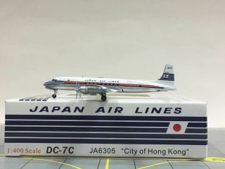 RARE Set of Four Aeroclassics 1:400 JAL DC - 7C JA6301 JA6302 JA6303 JA6305 6