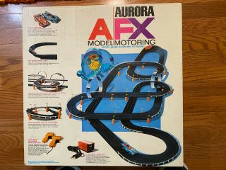 Aurora Afx Slot Car Track Set - 1971 Model 1628