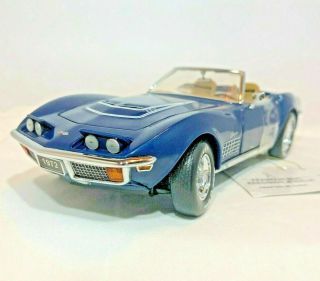 Franklin 1972 Corvette Convertible LT - 1 Limited Edition - Boxes Papers 2