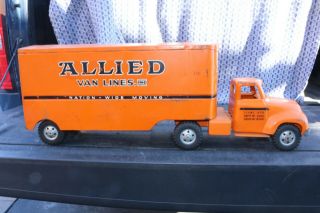 Tonka Toys Allied Van Lines Moving Delivery Transport Truck Usa Pressed Steel