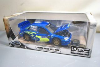 1:18 Scale Model Car Mattel Hot Wheels Subaru World Rally Team