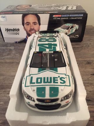 RARE 2013 JIMMIE JOHNSON LOWES EMERALD GREEN HENDRICK MOTORSPORTS ONLY 719 MADE 5