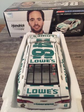RARE 2013 JIMMIE JOHNSON LOWES EMERALD GREEN HENDRICK MOTORSPORTS ONLY 719 MADE 6