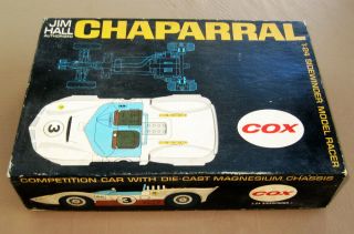 Cox Jim Hall Authorized Chaparral 1:24 Sidewinder Model Racer