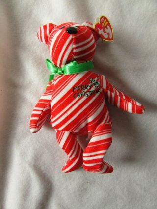 Rare Ty Beanie Baby 2007 Holiday Teddy The Red Bear Near Tags Retired