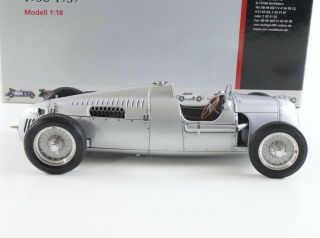 1936 - 1937 Audi Auto Union Type C Silver Cmc 1:18 Scale M - 034